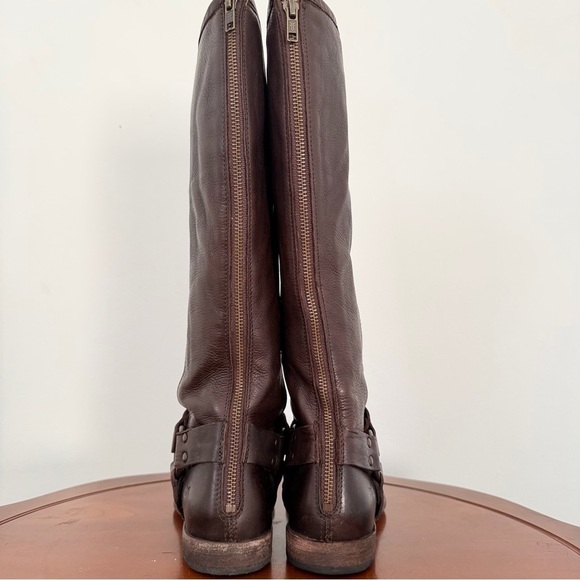 FRYE Women's Philip Harness Tall Rider Boots | US 7.5 - Picture 2 of 10